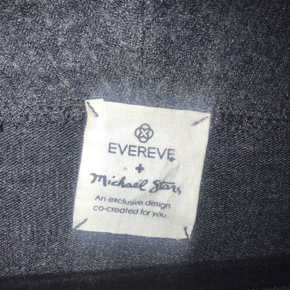 Evereve + Michael Stars Collaboration Sweater Grey Medium Long Sleeve Cowl Neck - Picture 2 of 9